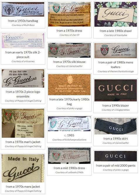 gucci sports coat tags|how to authenticate vintage Gucci.